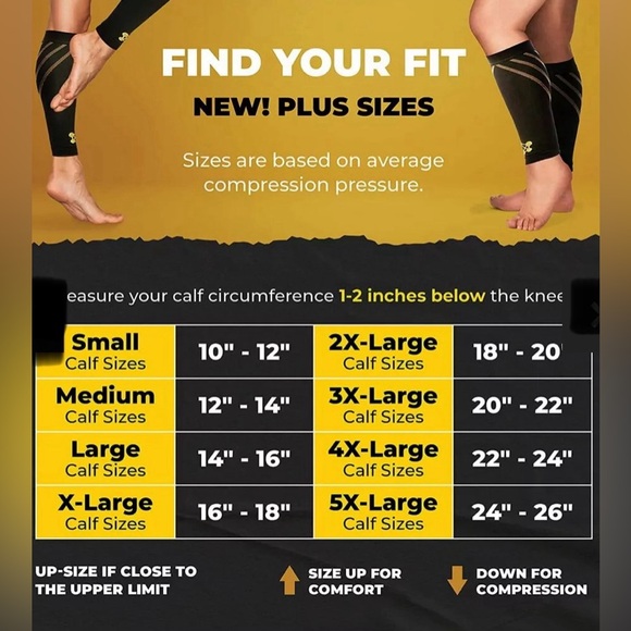 Copper Joint Calf Compression Sleeve CopperJoint - 3XLarge - Picture 6 of 10